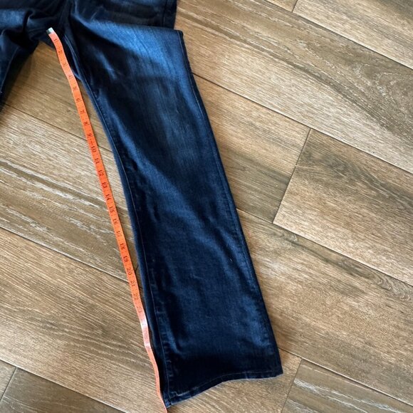 AG Adiano Goldschmied The Angel Bootcut dark wash jeans size 28R - Picture 7 of 12